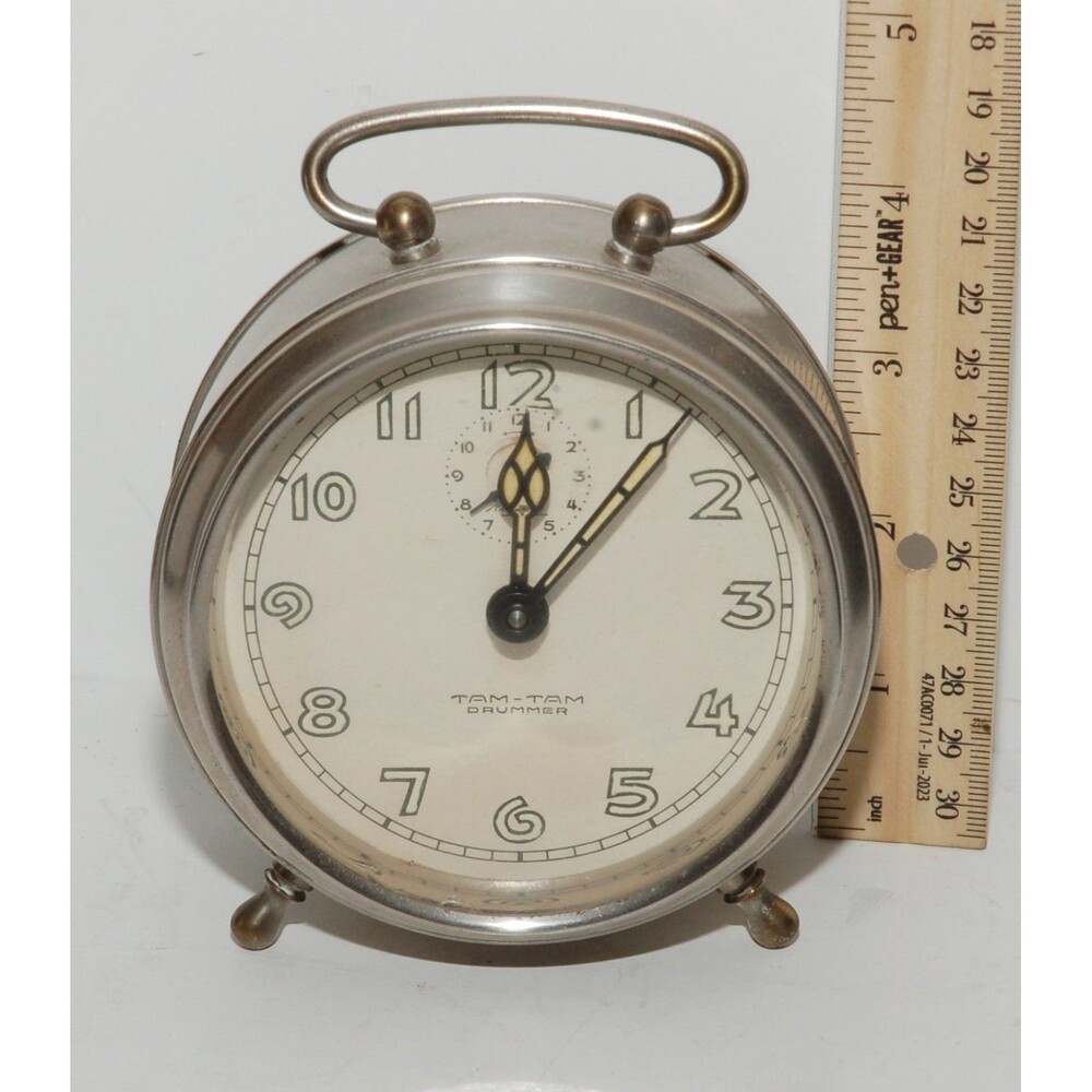 Kienzle Tam Tam Drummer Clock Alarm Clock German